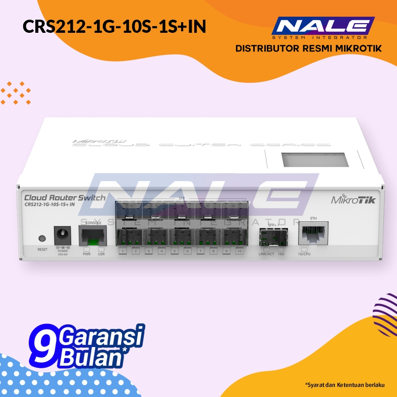 SLOTNE - CRS212-1G-10S-1S+IN - 02 Mikrotik CRS212-1G-10S-1S+IN - Gambar 2