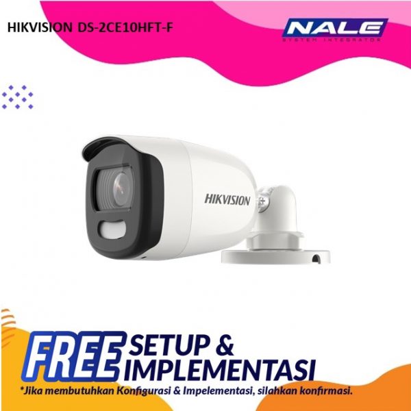 Hikvision 5 MP ColorVu Fixed Mini Bullet Camera (DS-2CE10HFT-F)